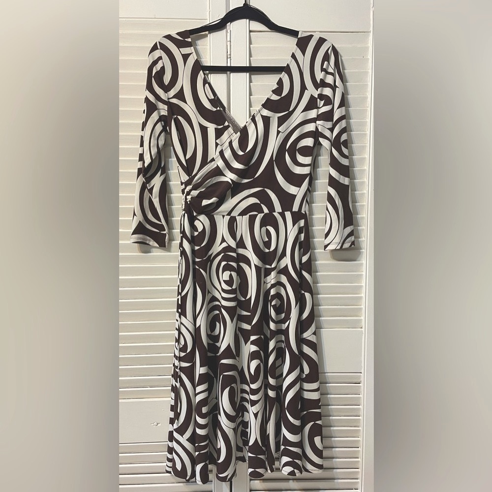 London Times Wrap Dress
